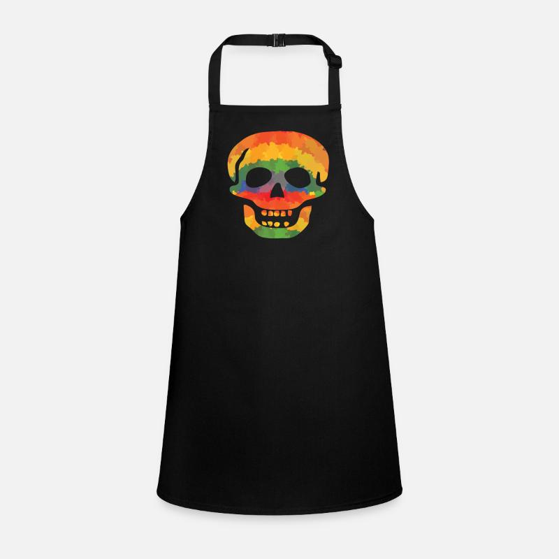 Coloured skull Children's Apron