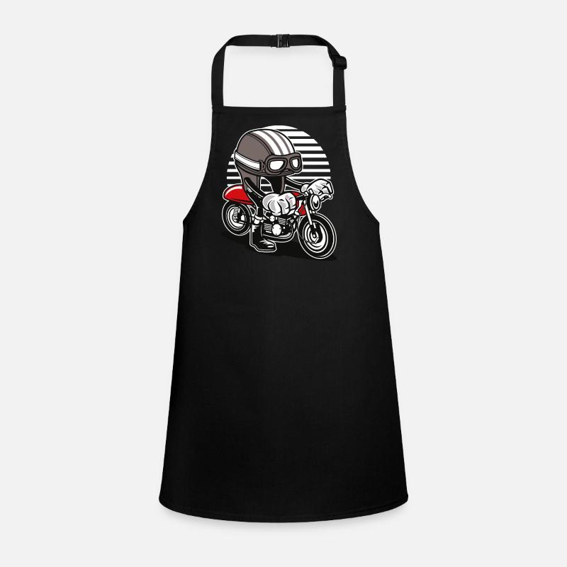 COMIC CAFE RACER - Comic Cartoon Design Chemise Tablier Enfant