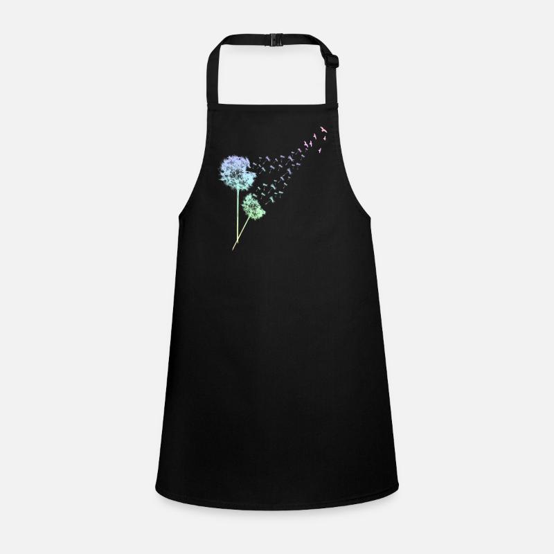 Pusteblume Design Bunt Dandelion Muster Blumen Schürze für Kinder
