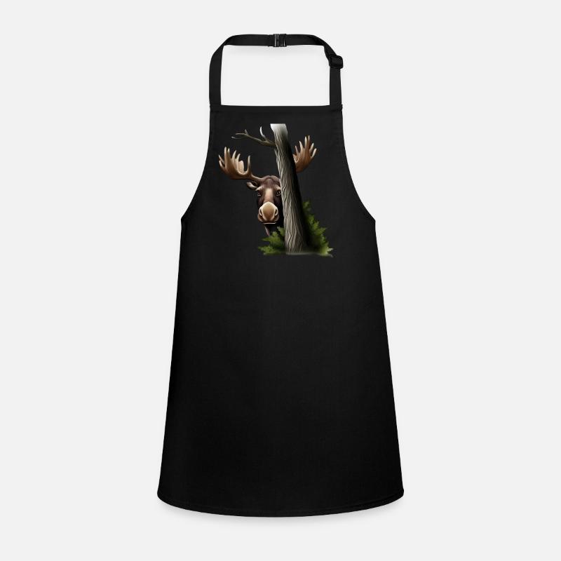 Hide-and-seek: Moose Children's Apron