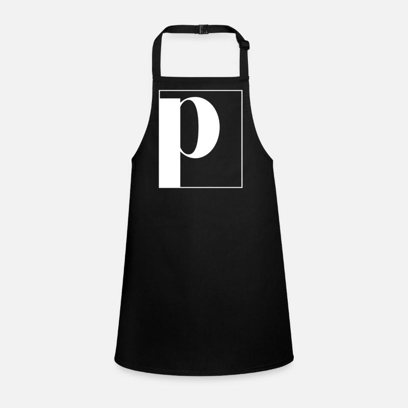 Lettre alphabet p Tablier Enfant