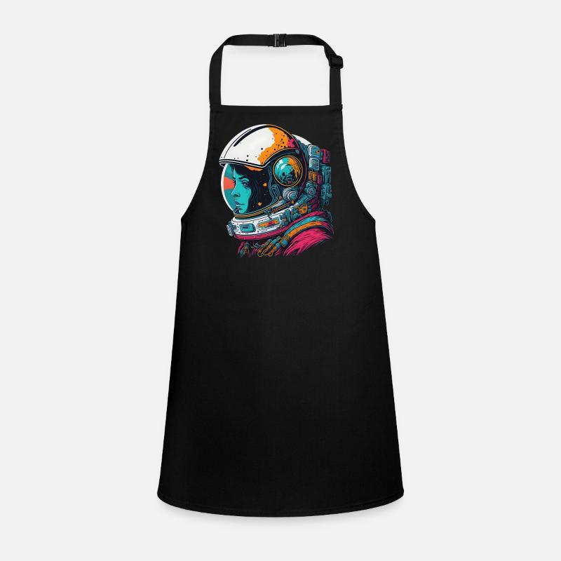Abstract astronaut in space Children's Apron
