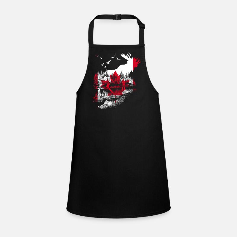 KANADA ELCH Schürze für Kinder
