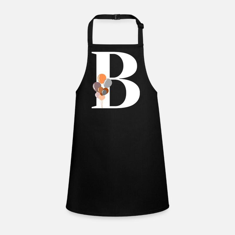 Letter b birthday balloon Children's Apron