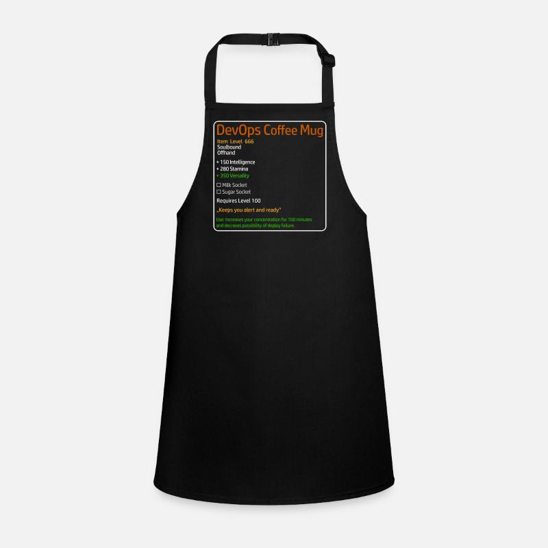 DevOps Coffee Mug System Admin Theme Children's Apron