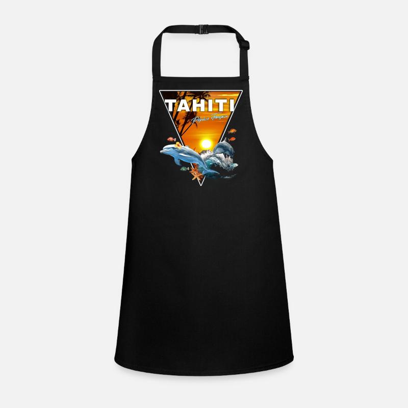 Tahiti French Polynesia Dolphin Children's Apron