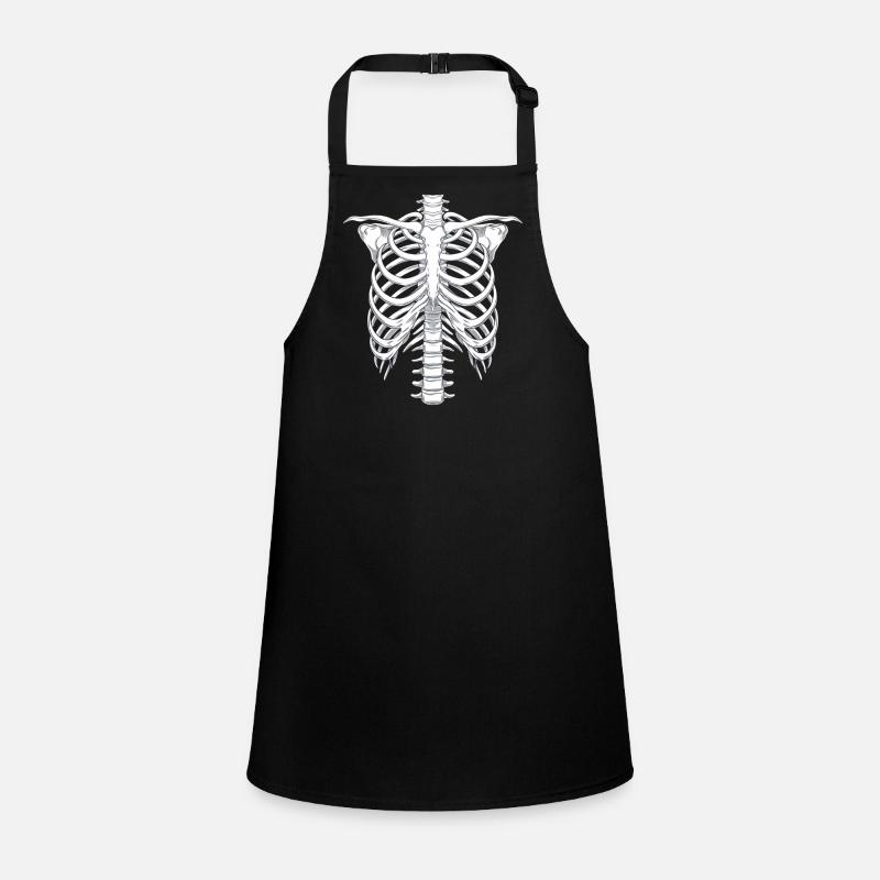 Skelett Halloween Kostüm Schürze für Kinder