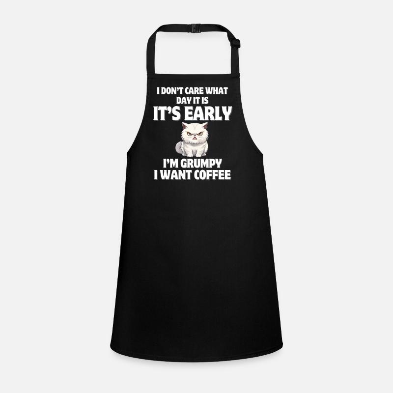 pas du matin, café, coffee Tablier Enfant
