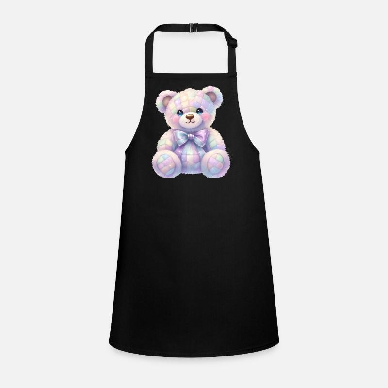 Coquette Glitter Teddy Bear 🧸 Children's Apron