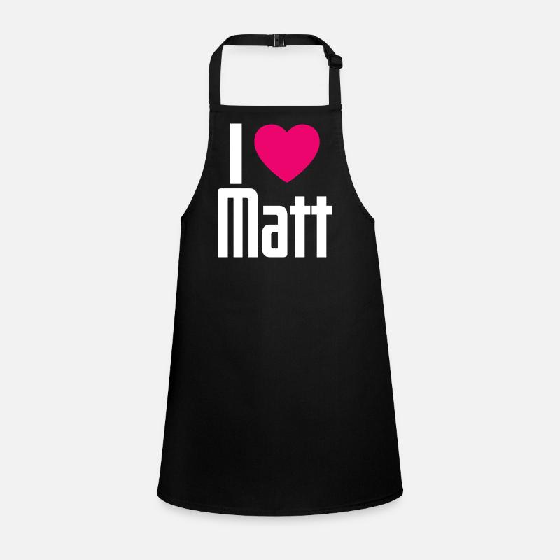 J’aime Matt Pink Heart J’aime Matt Tablier Enfant