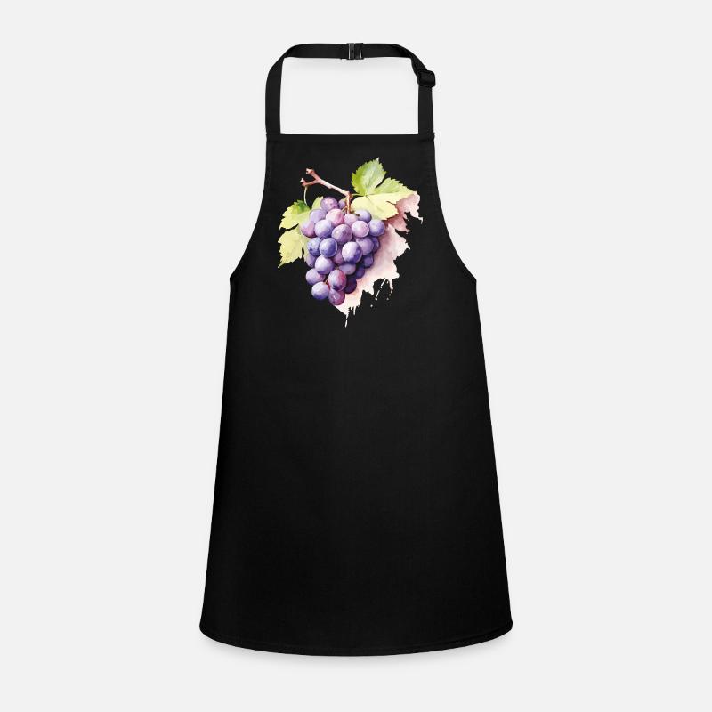 Grappe d’aquarelle de raisins Tablier Enfant
