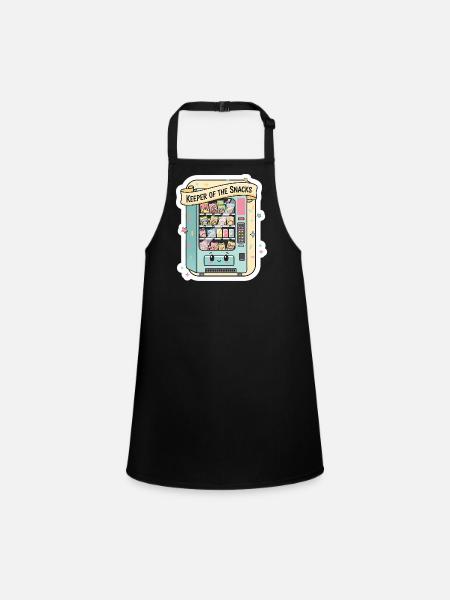 Gardien des Vendeurs de Snacks - Tablier Enfant - noir - Devant