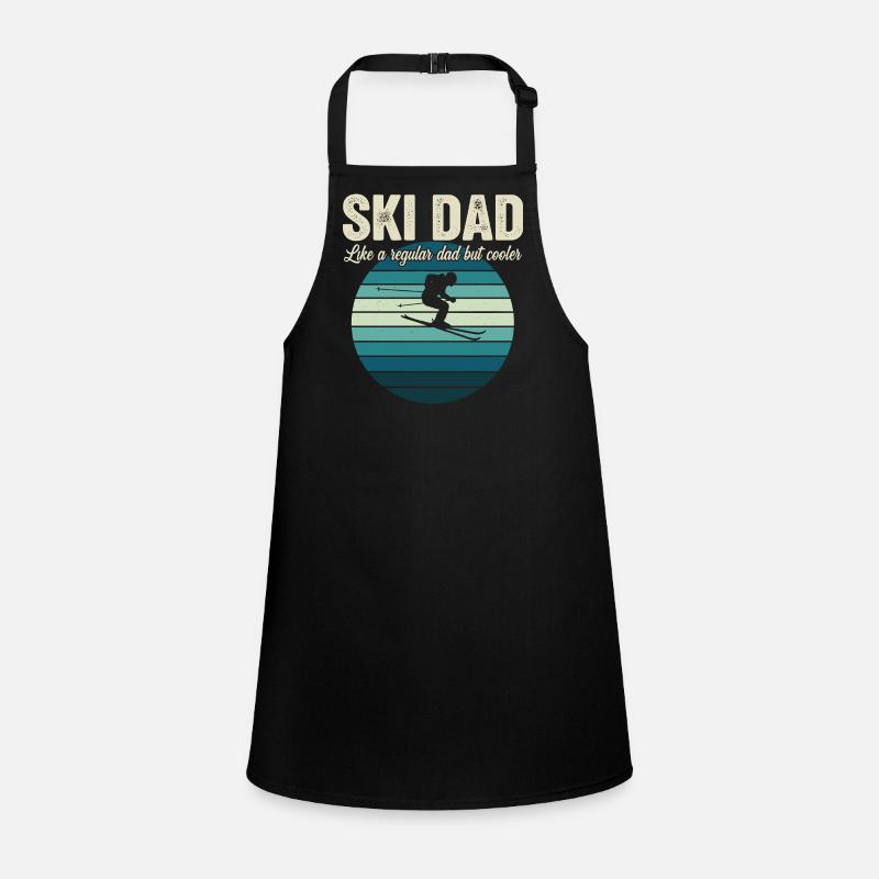 Funny Ski Dad Skier Children's Apron