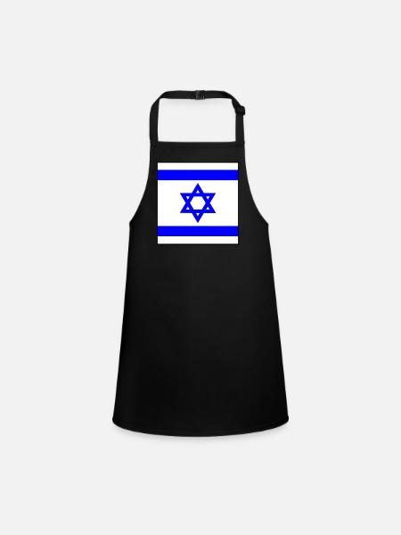 Israël - Tablier Enfant - noir - Devant