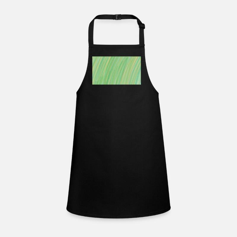 Gradient Green Yellow Orange abstract Children's Apron
