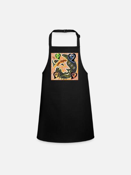 Lion Styles - Boutique WoW - 2023 - Tablier Enfant - noir - Devant