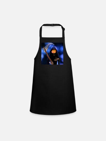 La Faucheuse pour Halloween - Tablier Enfant - noir - Devant