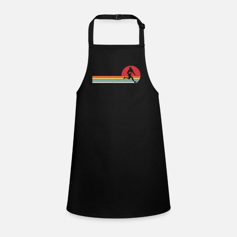 retro rugby player Tablier Enfant