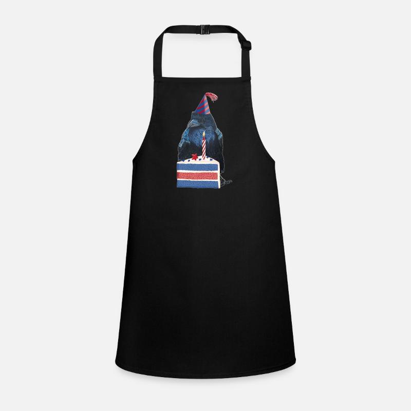 Birthday Party Raven Crow Children's Apron