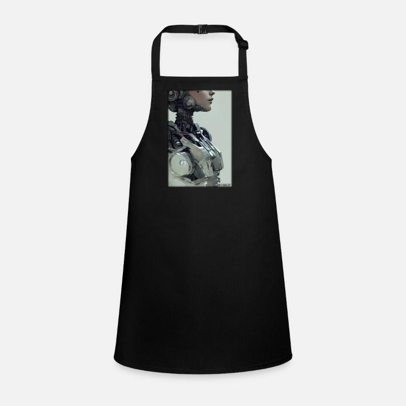 Robot Woman Cyborg Future Machine Children's Apron