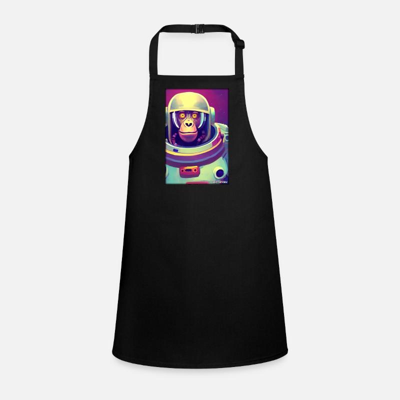 Monkey Animal Astronaut Space Space Universe 8 Children's Apron