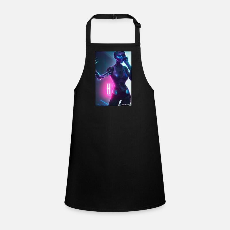 Robot Future Science Sci-Fi Machine Children's Apron