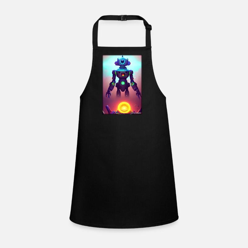Robot Future Science Sci-Fi Machine Children's Apron