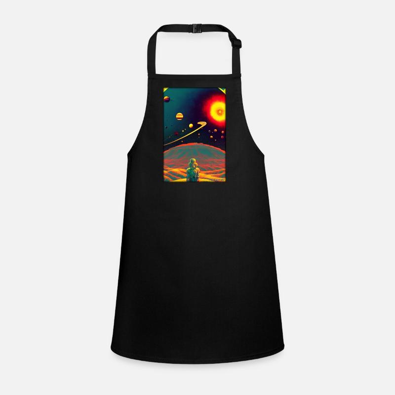 Galaxy Cosmos Universe Solar System Astronaut Children's Apron