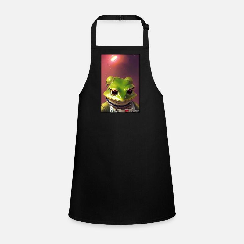 Frog Amphibian Astronaut Future Sci-Fi Technology Children's Apron