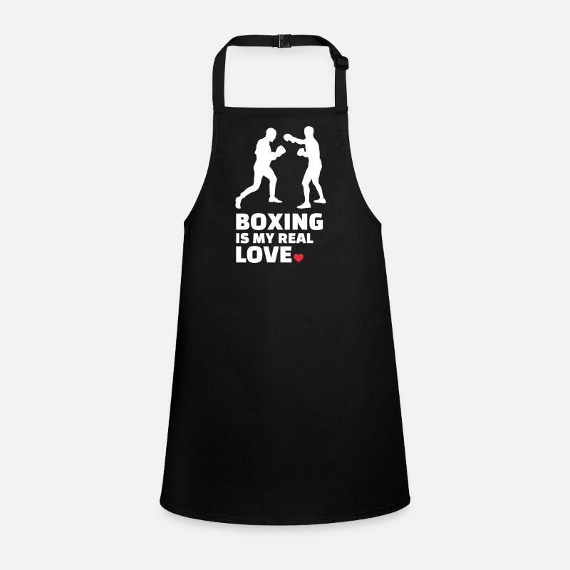 J’aime la boxe pour tous les boxeurs et les amateurs de boxe. Tablier Enfant