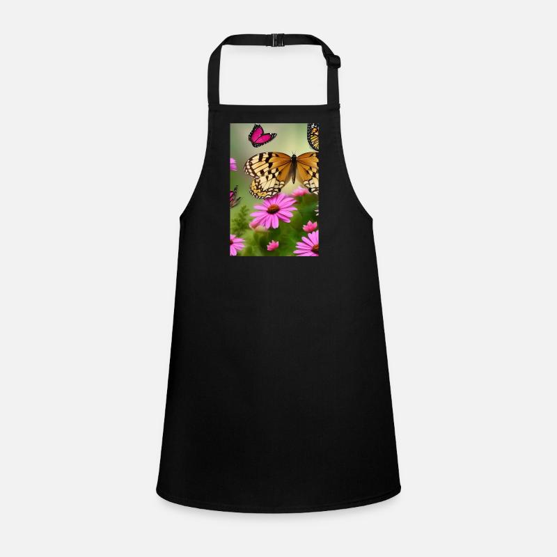 Fleurs et papillon Tablier Enfant