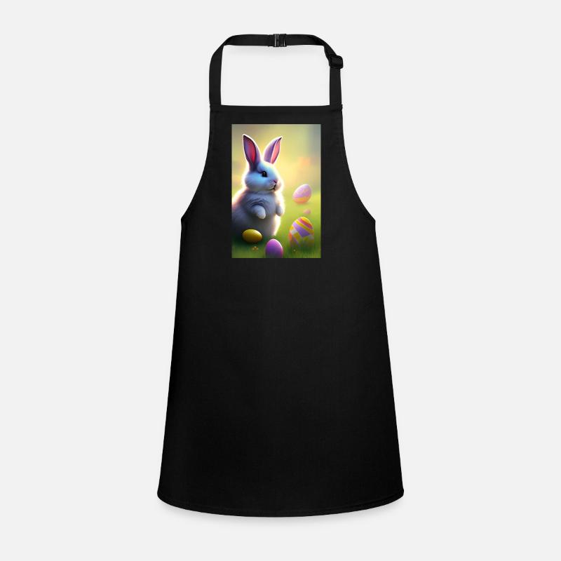 Osterhase mit Oster Eier Schürze für Kinder