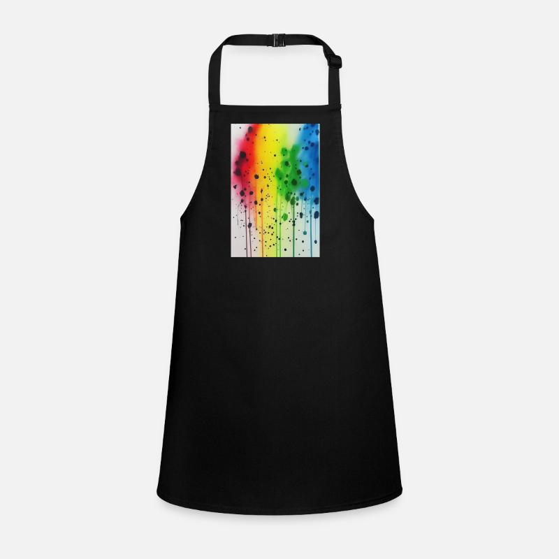 Splashes of paint Children's Apron