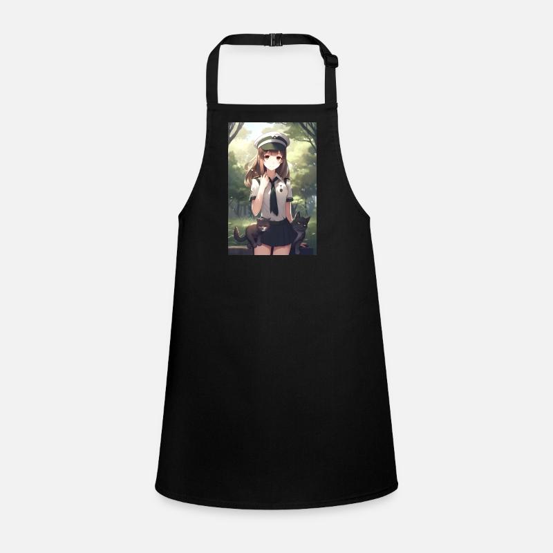 Anime Mädchen Katze Uniform Geschenk Schürze für Kinder