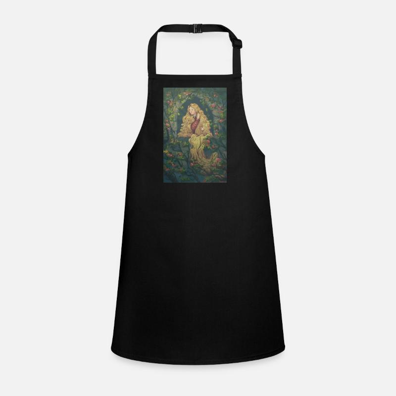 Raiponce et Roses rouges Tablier Enfant