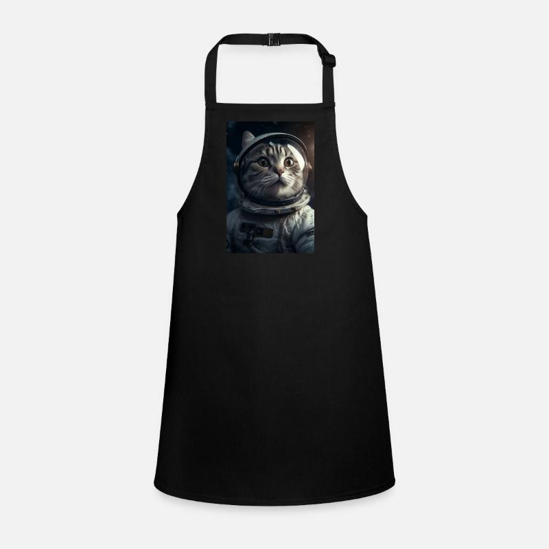 Cat Astronaut Gift Children's Apron