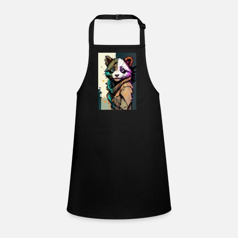 Inkpunk Panda 2 Schürze für Kinder