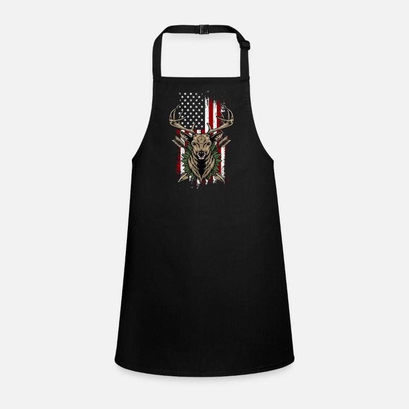 Hunter Distressed American Flag Lovers Vintage Tablier Enfant