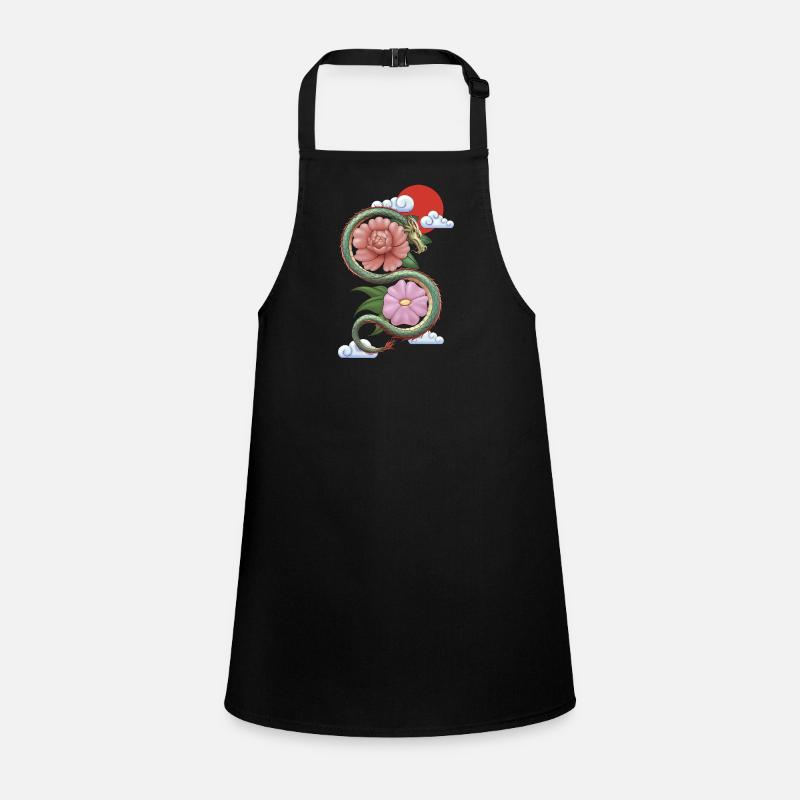 Dragon fleur Tablier Enfant