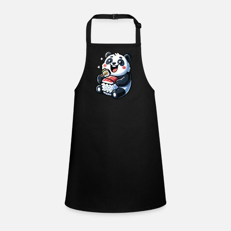 Panda Sushi Japanisches Essen Schürze für Kinder