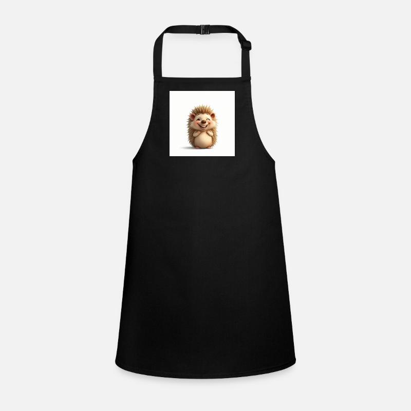 Cuddly hedgehog too cute Children's Apron