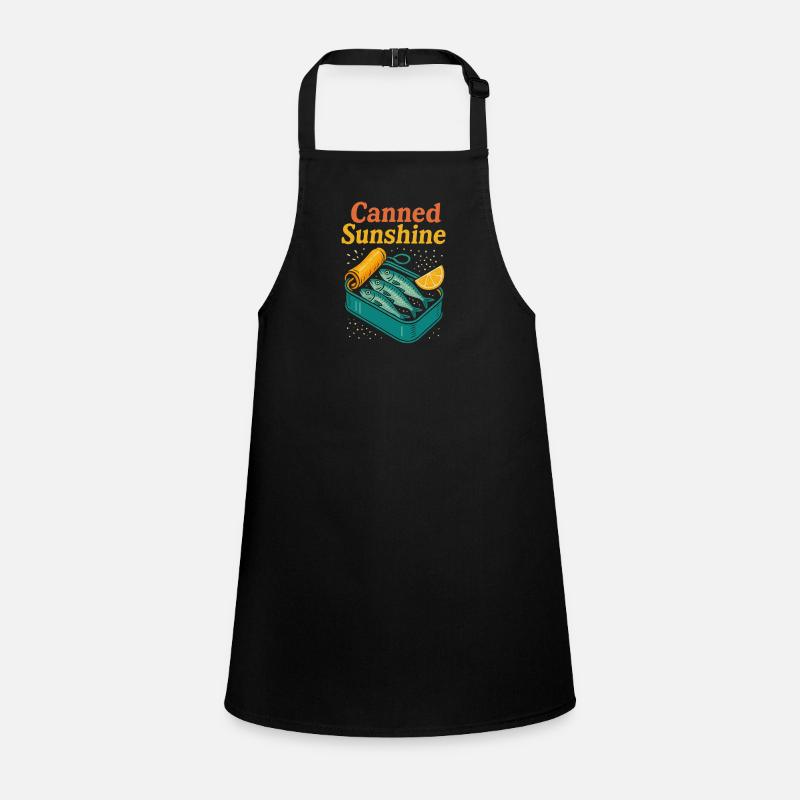 Canned Sunshine – Sardine Pop-Art Tea Children's Apron