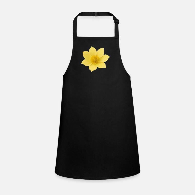 Yellow flower with soft petals Children's Apron