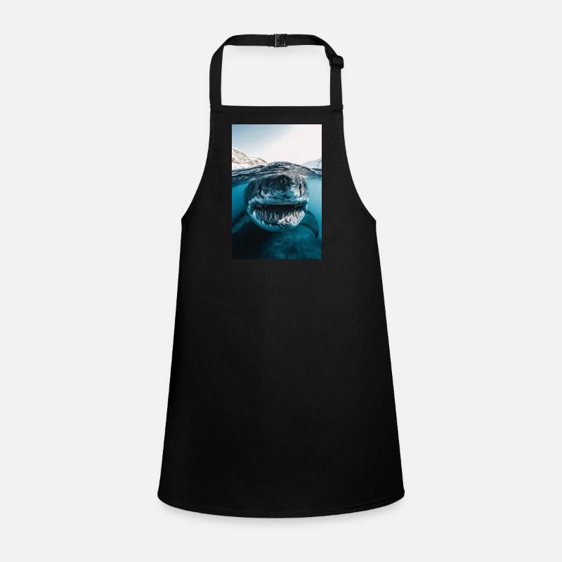 Mega Shark Close-Up Encounter Children's Apron