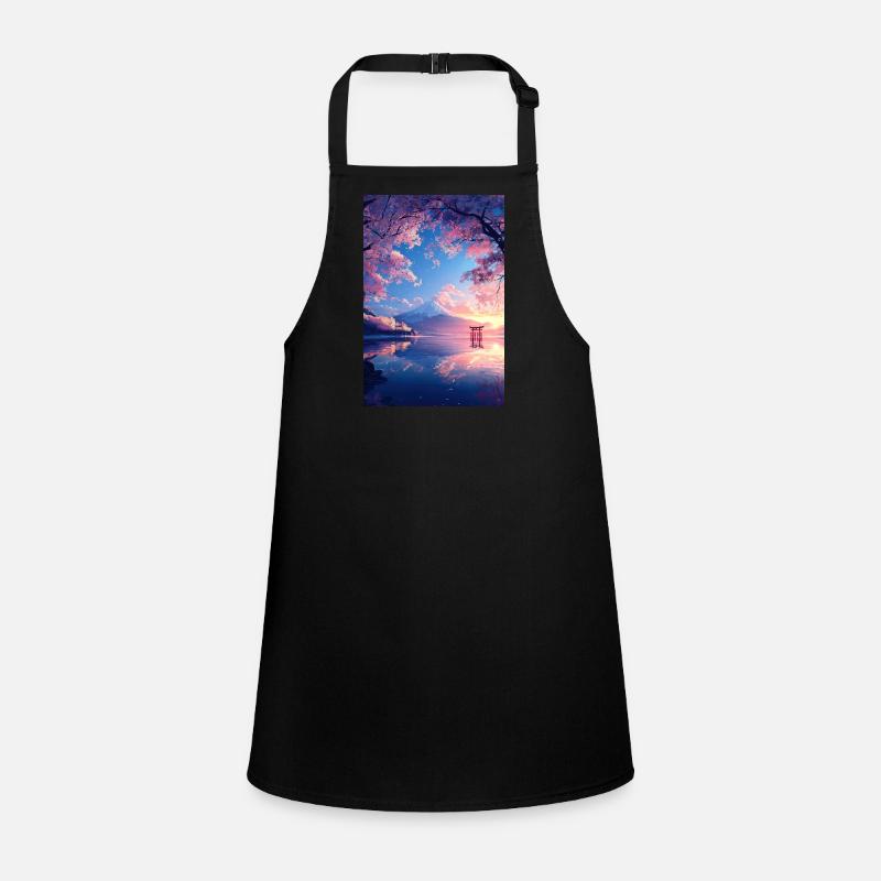 Tranquil View of Mount Fuji Children's Apron