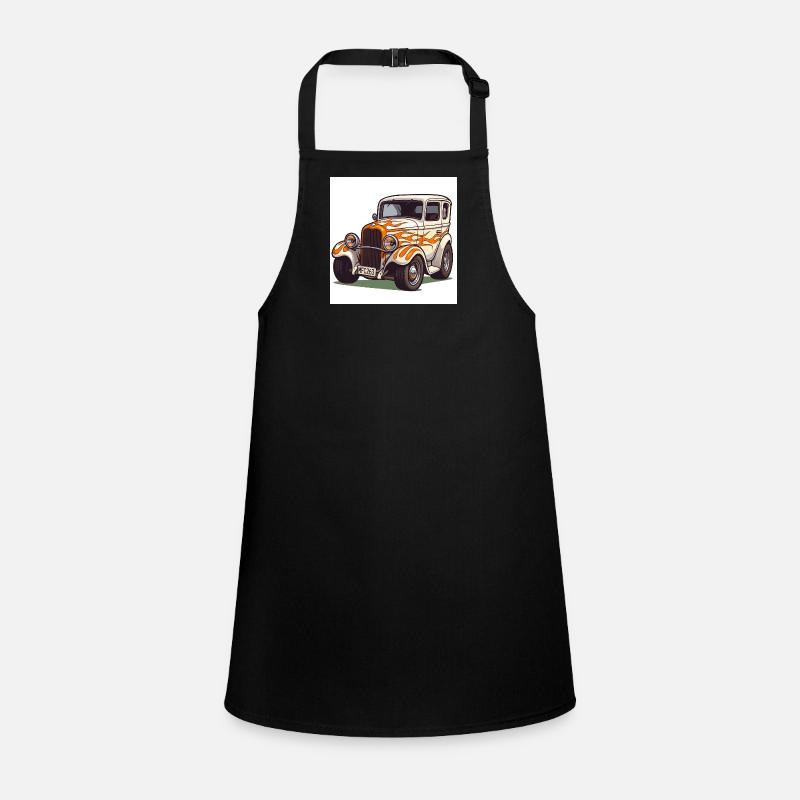 Oldtimer Hot Rod Auto Schürze für Kinder