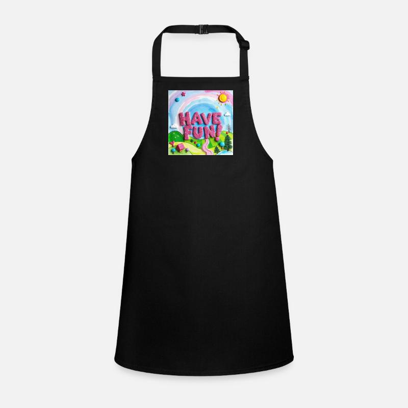 Forêt de bonbons joyeuse Amusez-vous bien ! -SMS Tablier Enfant