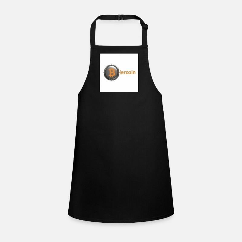 BierCoin Bitcoin Logo Tablier Enfant