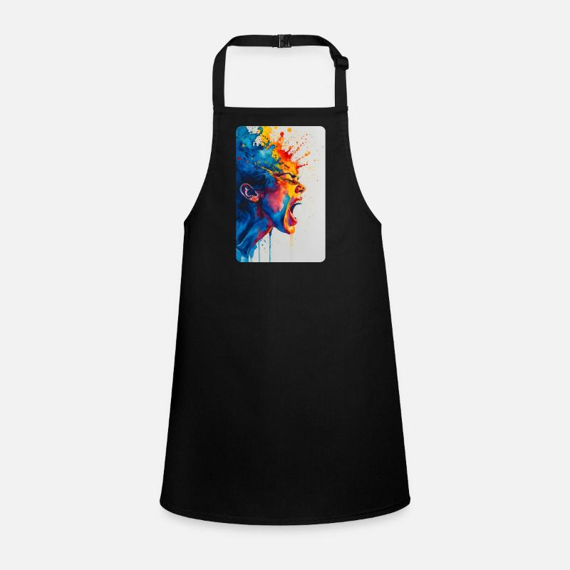 T-Shirt Spektrum der Angst Schürze für Kinder