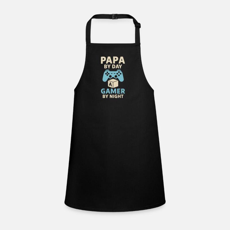 Papa by Day, Gamer by Night Children's Apron